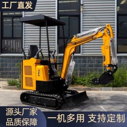 出口小型履帶式挖掘機果園農用微型挖掘機工程機械家用小型挖掘機